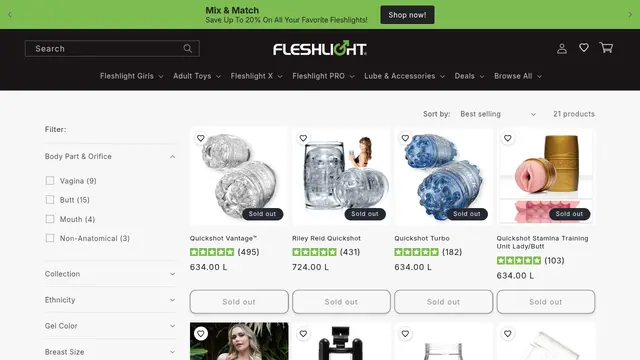 Fleshlight Quickshot preview